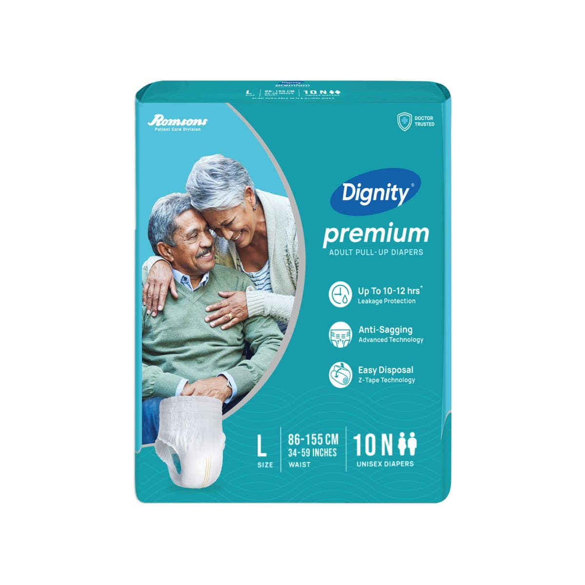 DIGNITY PREMIUM ADULT DIAPERS 5s (LARGE)